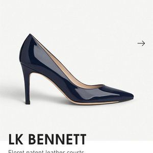 LK Bennett Pumps, NIB with Tags Navy Patent
